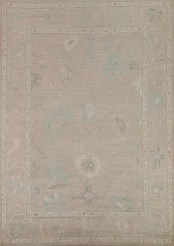 Vegetable Dye Oushak Turkish Area Rug 8x10