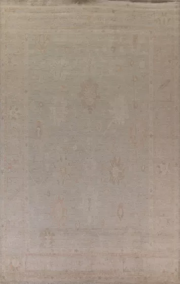 Vegetable Dye Oushak Large Area Rug 10x14