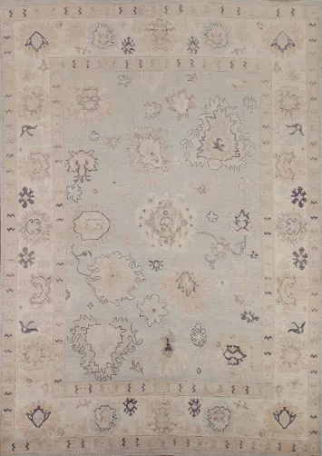 Vegetable Dye Oushak Turkish Area Rug 8x10