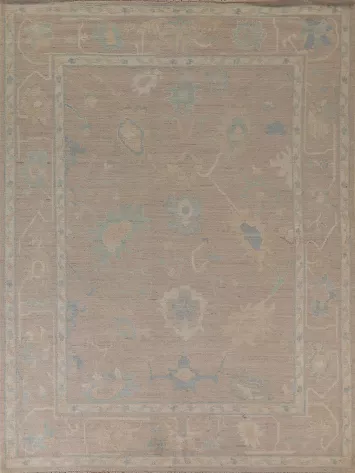 Vegetable Dye Oushak Turkish Area Rug 8x10