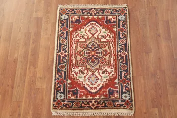 Geometric Heriz Serapi Oriental Rug 2x3