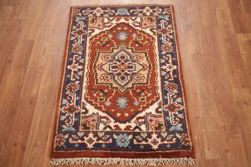 Geometric Heriz Serapi Oriental Rug 2x3