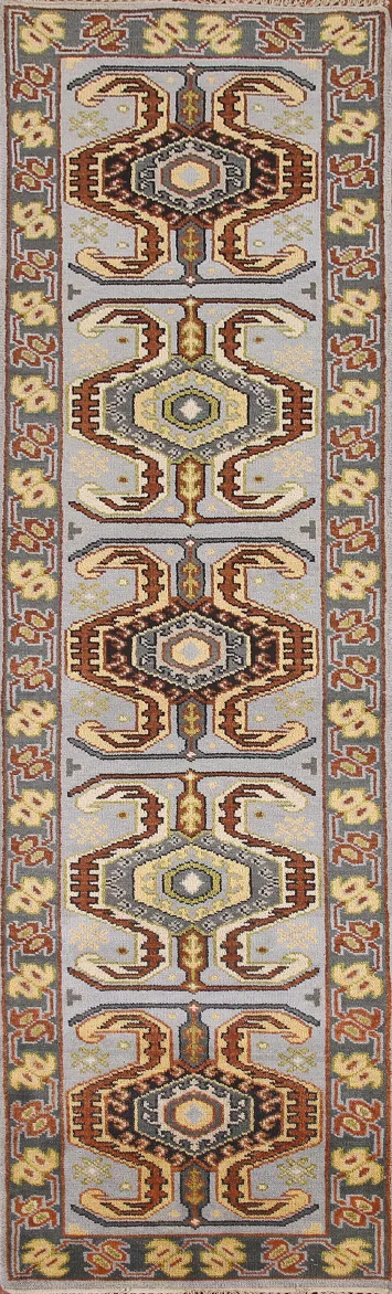 Wool Heriz Serapi Oriental Runner Rug 3x10