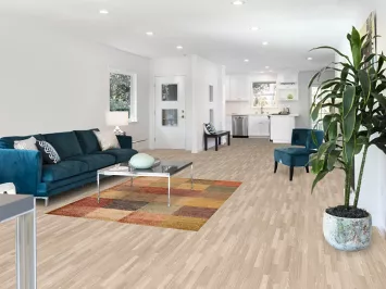 Modern Checkered Area Rug 5x6