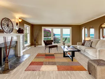 All-Over Modern Oriental Area Rug 6x10