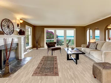 Gray Wool Heriz Serapi Runner Rug 3x10