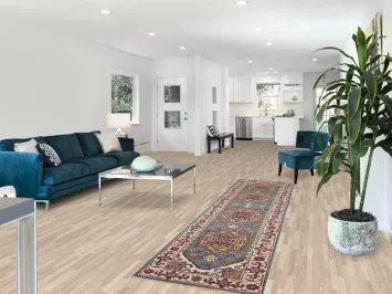 Blue Heriz Serapi Wool Runner Rug 2x10