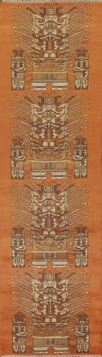 Wool Heriz Serapi Oriental Runner Rug 3x12