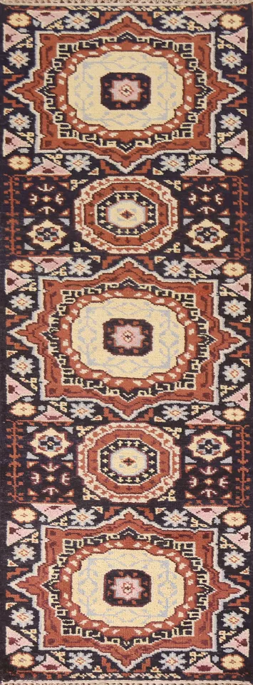 All-Over Heriz Serapi Oriental Runner Rug 2x8