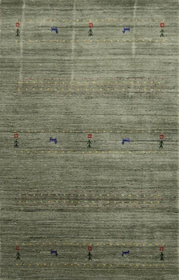 Tribal Gabbeh Oriental Area Rug 3x5