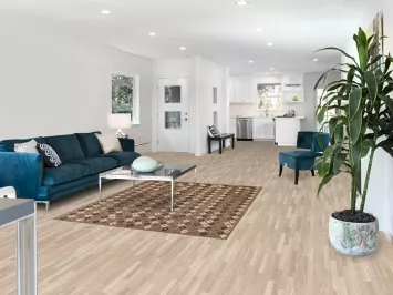 Brown Wool Kilim Oriental Area Rug 5x6