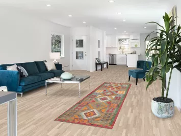 Colorful Kilim Oriental Runner Rug 3x10