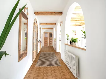 Chevron Style Kilim Oriental Runner Rug 3x10