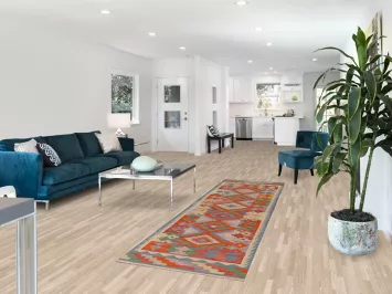 Geometric Kilim Oriental Runner Rug 3x10