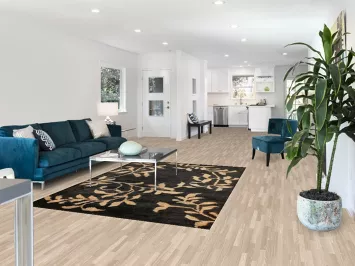 Hand-Knotted Abstract Area Rug 6x8