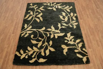 Hand-Knotted Abstract Area Rug 6x8