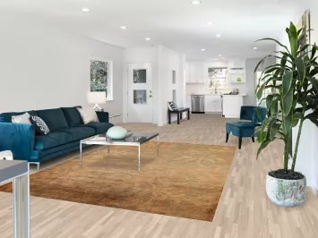 Abstract Oriental Area Rug 7x10