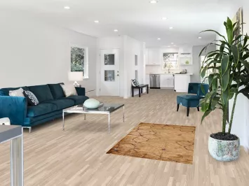 Hand-Knotted Abstract Area Rug 3x5