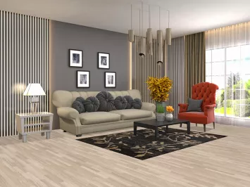 Abstract Black Area Rug 5x7