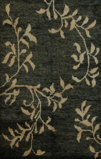 Botanical Nature Print Area Rug 7x10 for Modern Homes