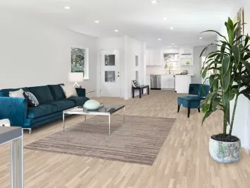 Striped Contemporary Oriental Area Rug 5x8