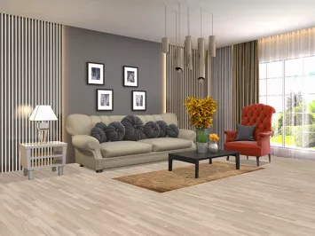 Contemporary Abstract Area Rug 3x6