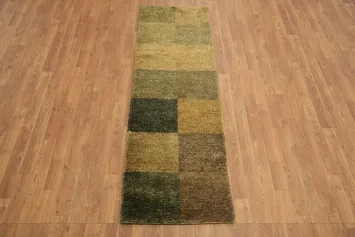 Checkered Modern Runner Rug 2x7