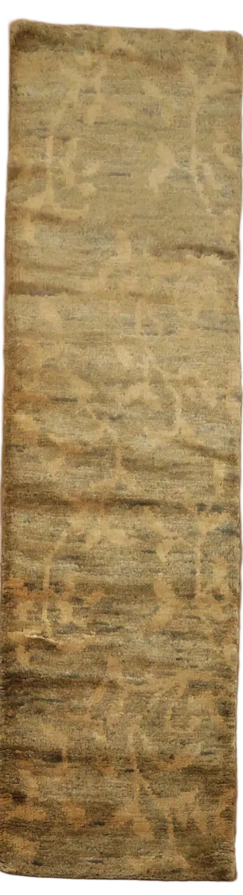 Sophisticated Long Runner Rug in Soft and Warm Tones 3x10
