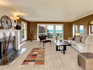 Checkered Contemporary Runner Rug 3x9