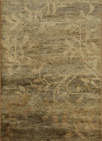 Brown Contemporary Area Rug 5x6