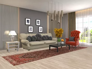 Vintage Wool Hamedan Persian Runner Rug 3x13