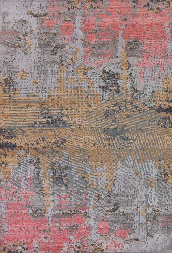 All-Over Abstract Oriental Area Rug 8x10