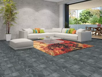 All-Over Abstract Area Rug 8x10