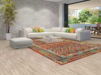 Reversible Wool Kilim Oriental Large Rug 10x16