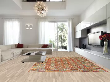 Kilim Reversible Wool Area Rug 10x13