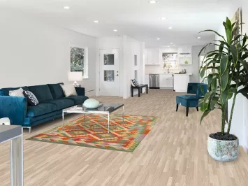 Colorful Kilim Wool Area Rug 5x7