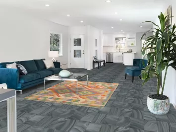 Hand-Woven Kilim Reversible Wool Area Rug 5x7