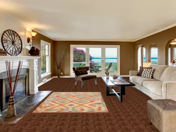 Colorful Wool Kilim Oriental Area Rug 5x7