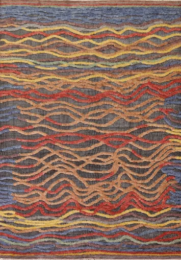 All-Over Abstract Area Rug 6x8