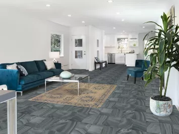 Geometric Mahal Persian Area Rug 5x6