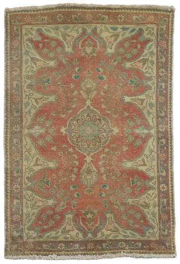 Vintage Tabriz Persian Rug 3x5