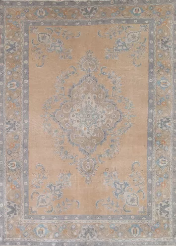 Handmade Wool Tabriz Persian Area Rug 9x12