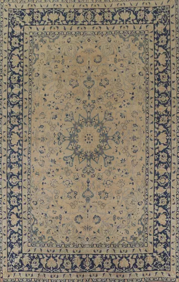 Vintage Floral Najafabad Persian Area Rug 8x12