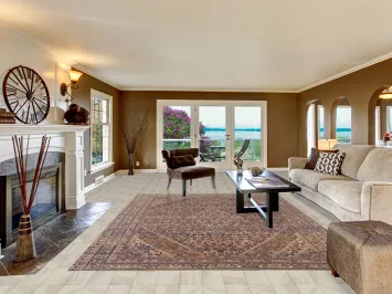 Geometric Hamedan Persian Area Rug 8x11