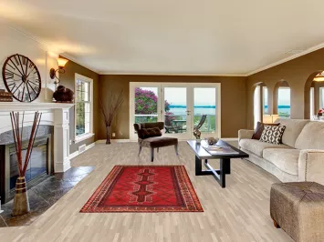 Wool Red Lori Persian Area Rug 4x8