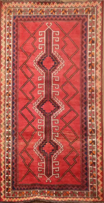 Wool Red Lori Persian Area Rug 4x8
