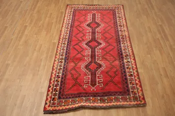 Wool Red Lori Persian Area Rug 4x8