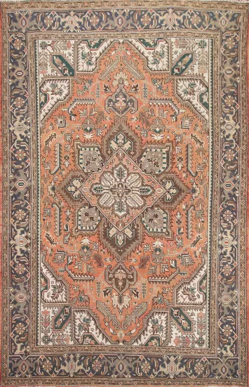 Vegetable Dye Heriz Persian Area Rug 8x11