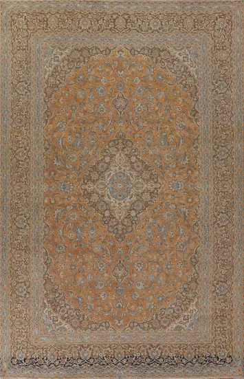 Traditional Kashan Persian Area Rug 10x13