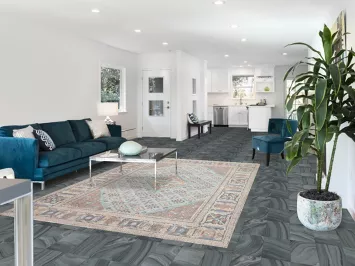 Light Blue Joshaghan Persian Area Rug 6x10